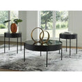 Ardoline Black Occasional Table Set (Set of 3) - 36 W x 36 D x 18.25 H