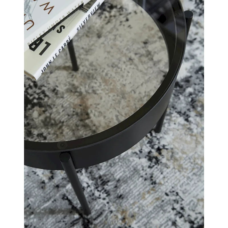 Ardoline Black Occasional Table Set (Set of 3) - 36 W x 36 D x 18.25 H