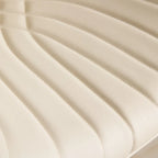 Modern Set of 2 Swivel Bar Stools with Leather Backrest Cushioned Seat Chrome-Plated Base Adjustable Height, for Kitchen Island