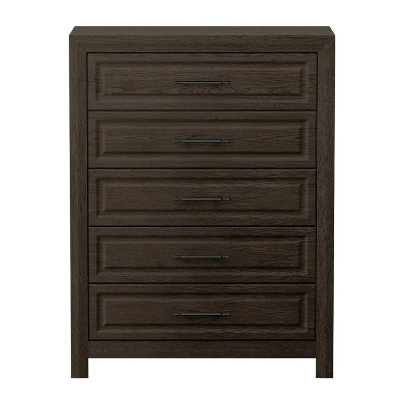 Elegant MDF 5-Drawer Dresser with Wood-Like Finish