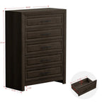 Elegant MDF 5-Drawer Dresser with Wood-Like Finish