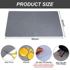 55 Inches x 35 Inches Office Chair Mat for Hardwood Floors