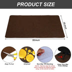 55 Inches x 35 Inches Office Chair Mat for Hardwood Floors