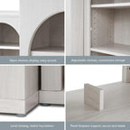 Blake Electric Fireplace Mantel TV Stand