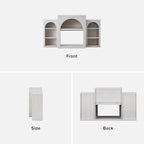 Blake Electric Fireplace Mantel TV Stand