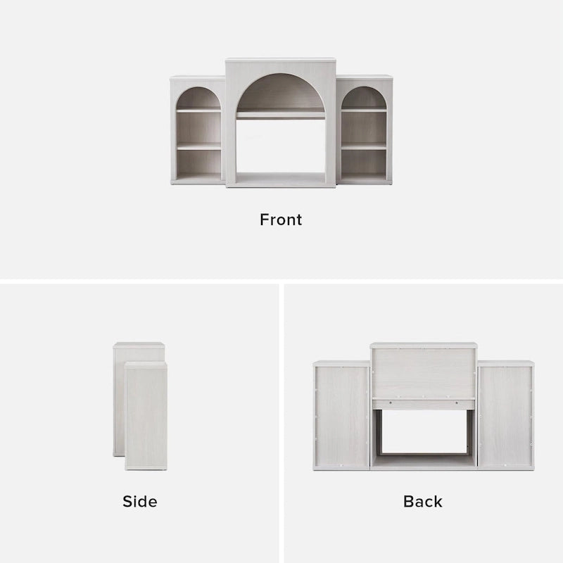 Blake Electric Fireplace Mantel TV Stand