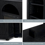 Blake Electric Fireplace Mantel TV Stand