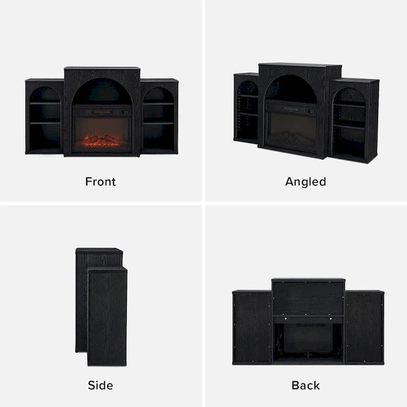Blake Electric Fireplace Mantel TV Stand