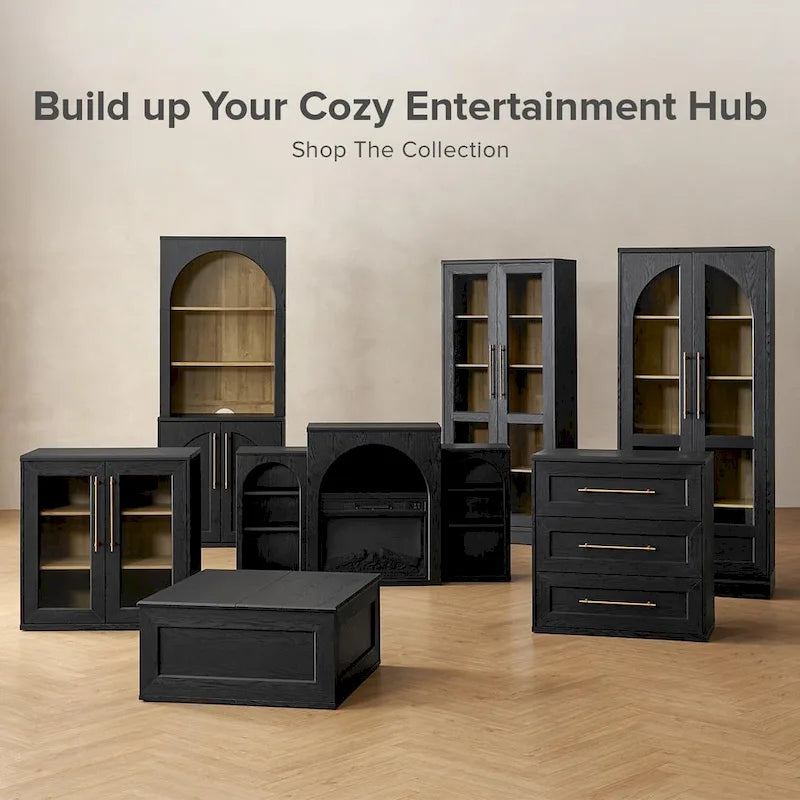 Blake Electric Fireplace Mantel TV Stand