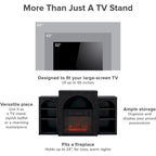 Blake Electric Fireplace Mantel TV Stand