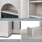 Blake Electric Fireplace Mantel TV Stand