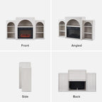 Blake Electric Fireplace Mantel TV Stand