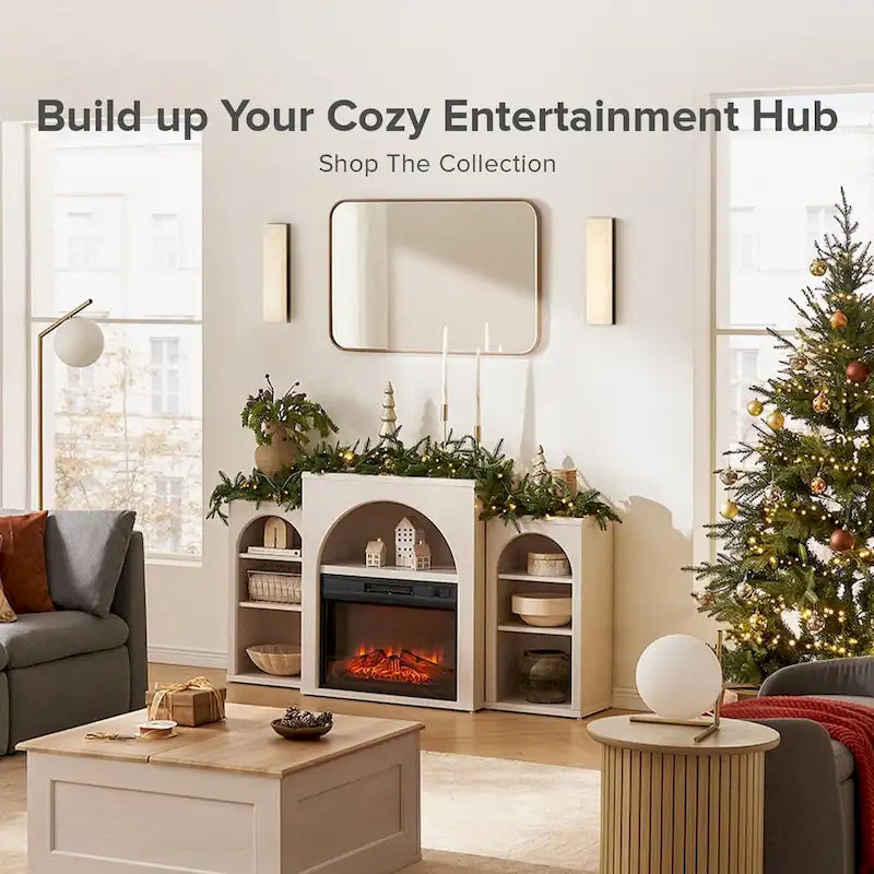 Blake Electric Fireplace Mantel TV Stand