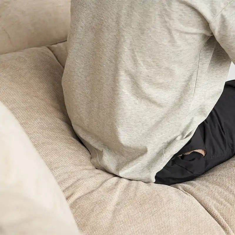 Modular Cloud Sectional Couches, Down Filled Comfort Minimalist Deep Sofa Couches for Office Apartment