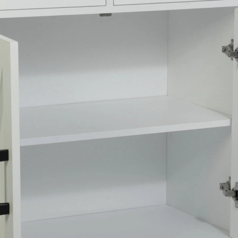 Traditional 42.4 Wide 3 Drawer Sideboard Storage Cabinet