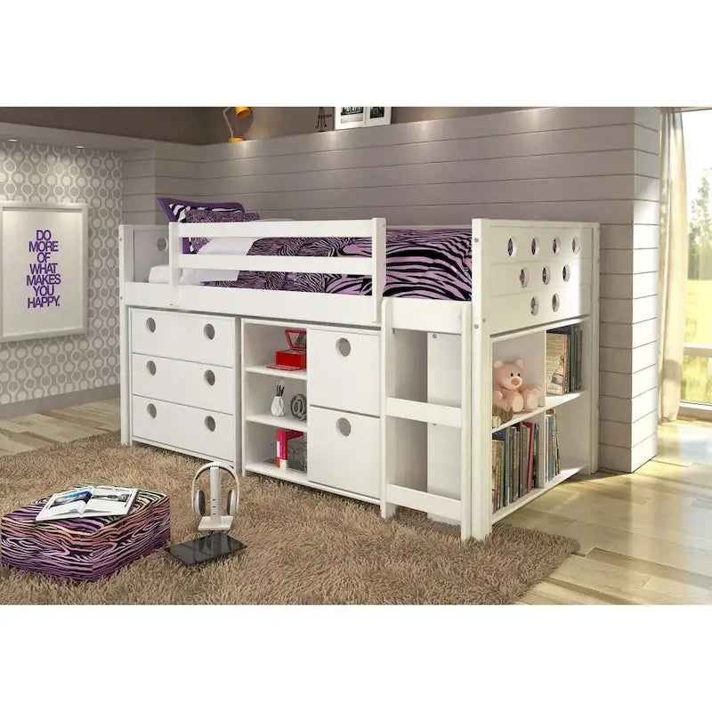 Circles Modular Low Loft Twin Bed