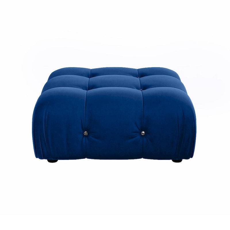 104 Convertible Modular Sectional Sofa, Minimalist Mid-Century Velvet Sofas Couches