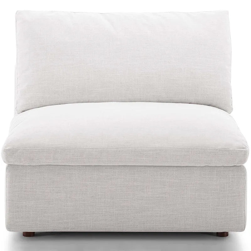 Hrazdan Down-filled Over-stuffed Armless Chair