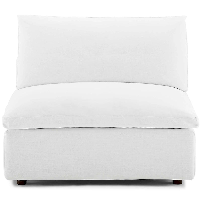 Hrazdan Down-filled Over-stuffed Armless Chair