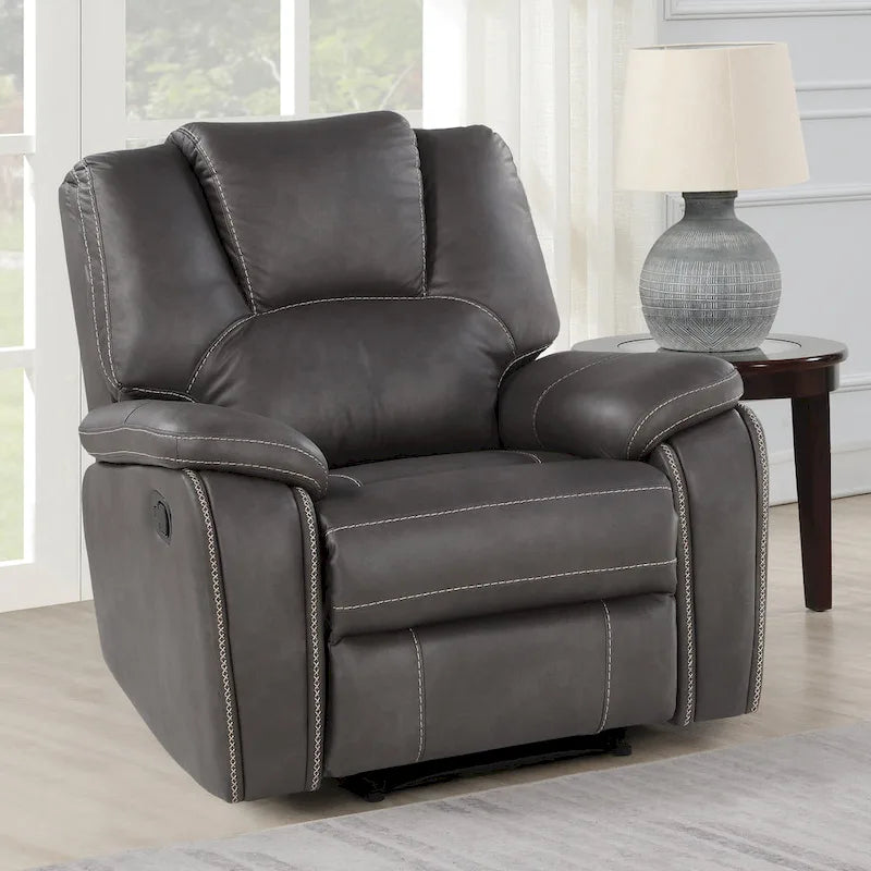 Kameryn Faux Leather Manual Recliner