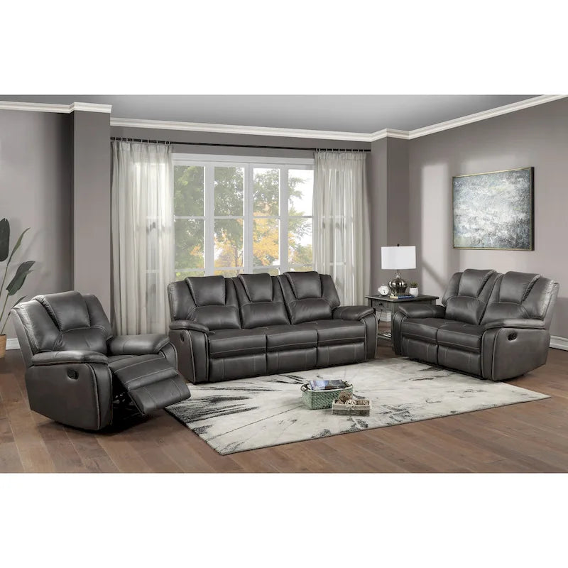 Kameryn Faux Leather Manual Recliner