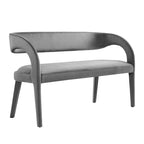 Performance Velvet Accent Bench