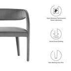 Performance Velvet Accent Bench