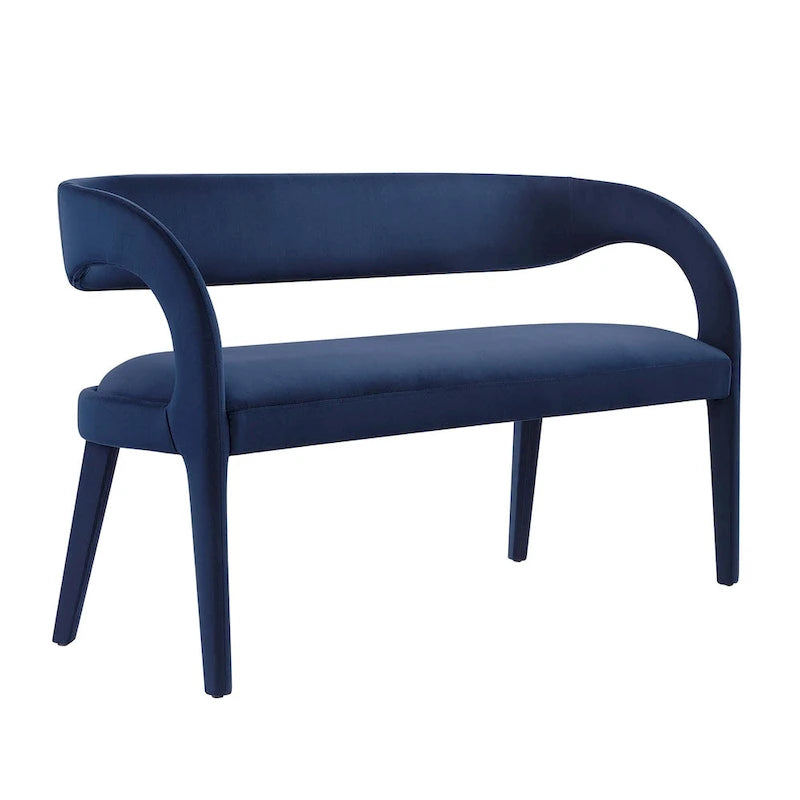 Performance Velvet Accent Bench