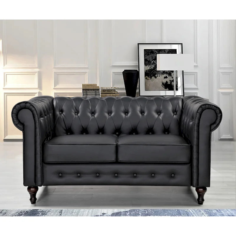 Classic Chesterfield Loveseat