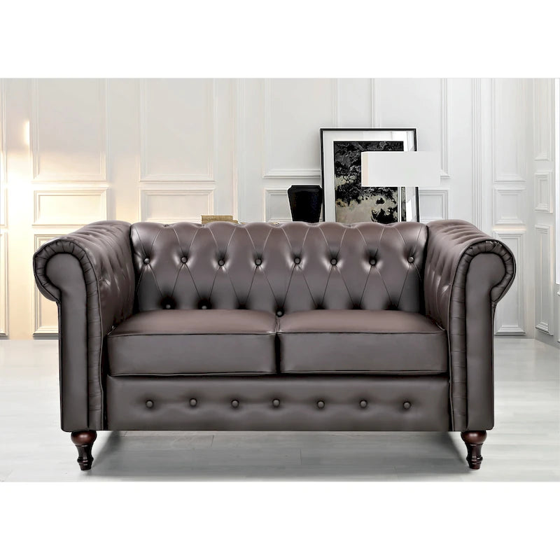 Classic Chesterfield Loveseat