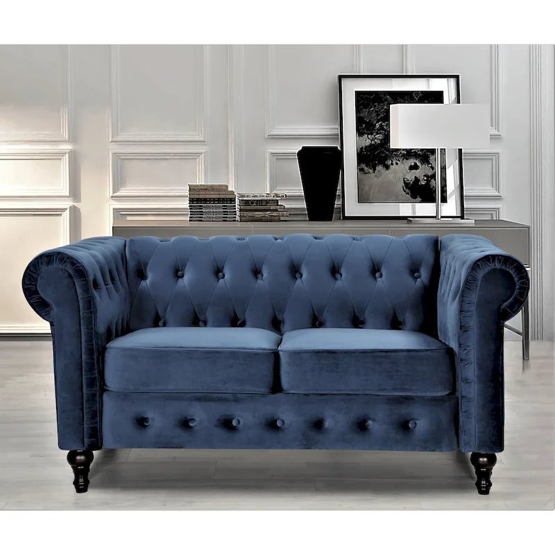 Classic Chesterfield Loveseat