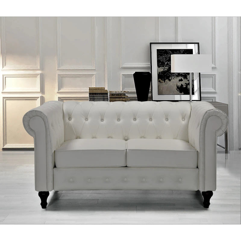 Classic Chesterfield Loveseat
