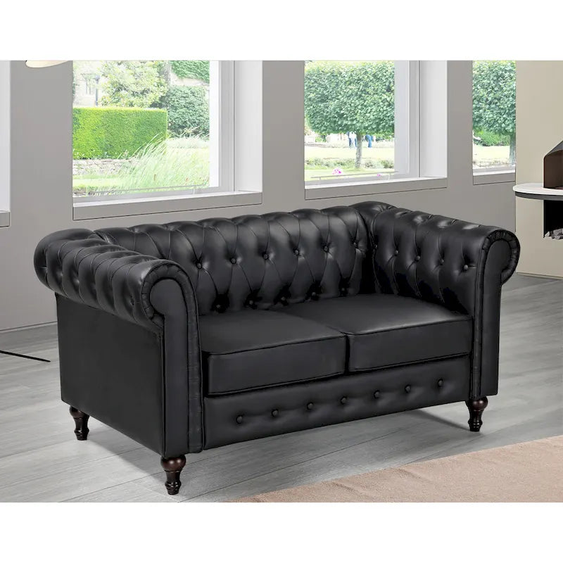 Classic Chesterfield Loveseat