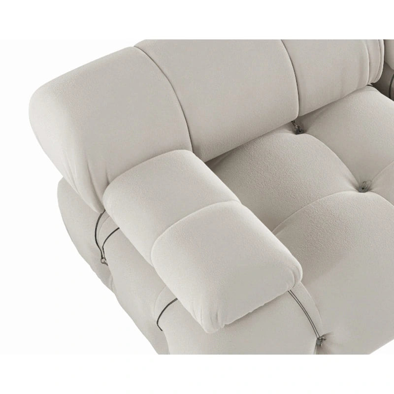 Convertible Sofa, Modern Velvet Sofa 3-Seater Couch for Living Room, Apartment