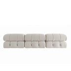 Convertible Sofa, Modern Velvet Sofa 3-Seater Couch for Living Room, Apartment