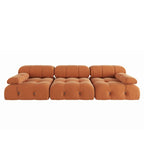 Convertible Sofa, Modern Velvet Sofa 3-Seater Couch for Living Room, Apartment