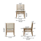 Coston Upholstered Dining Chairs by Christopher Knight Home