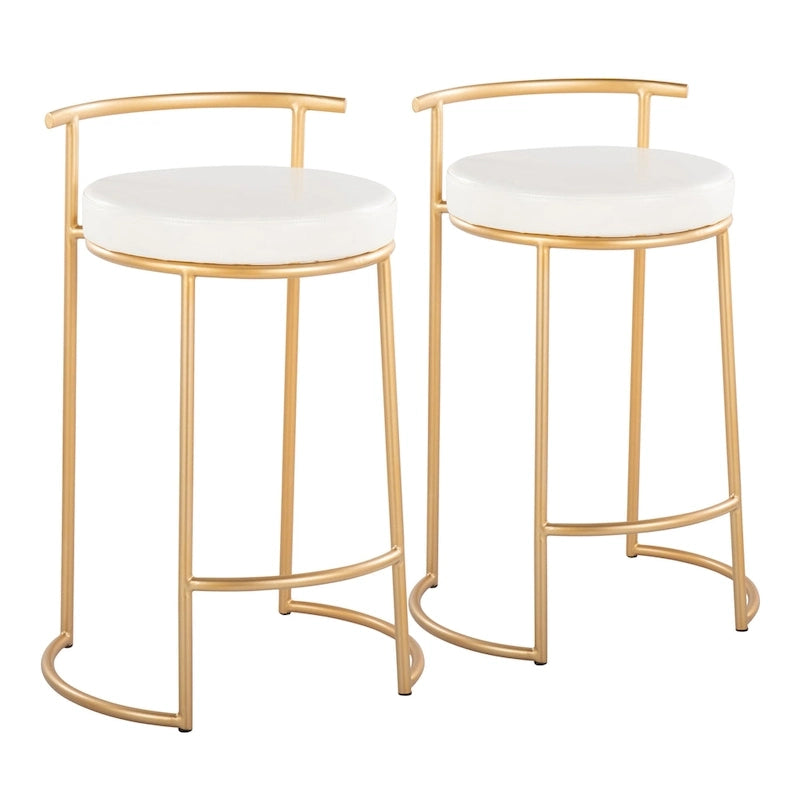 Forrest Round Fixed-Height Counter Stool (Set of 2)
