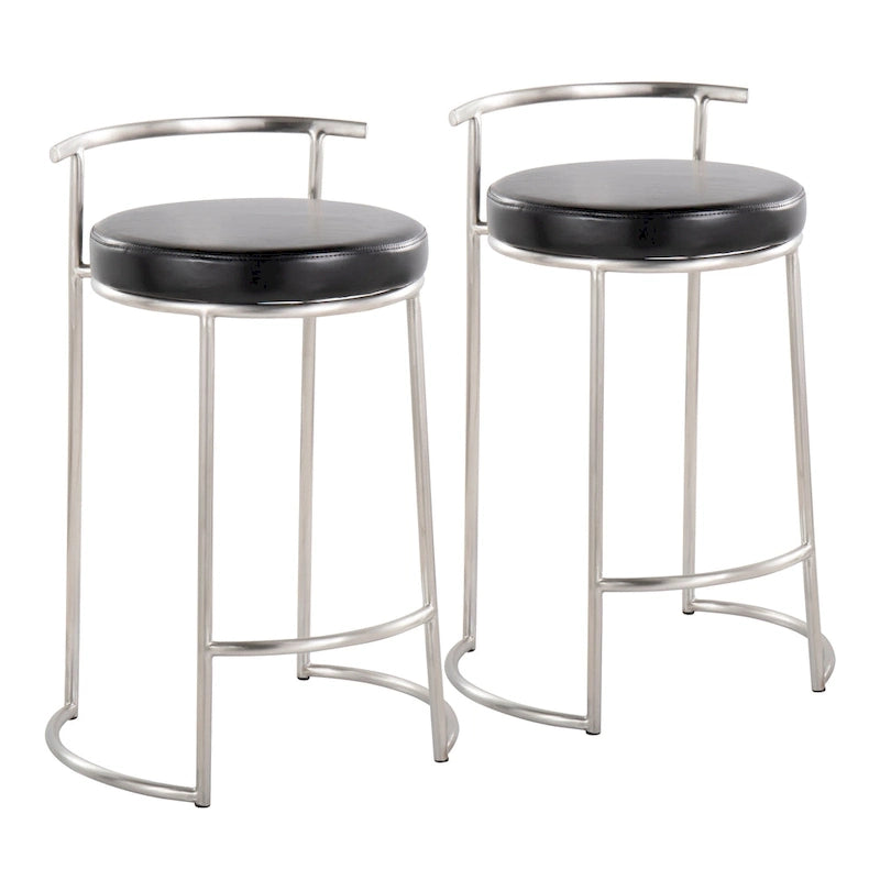 Forrest Round Fixed-Height Counter Stool (Set of 2)