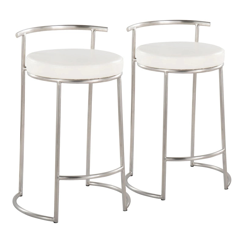 Forrest Round Fixed-Height Counter Stool (Set of 2)