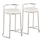 Forrest Round Fixed-Height Counter Stool (Set of 2)