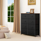 Modern 8-drawers Vertical Fabric Dresser Bedroom Storage Tower