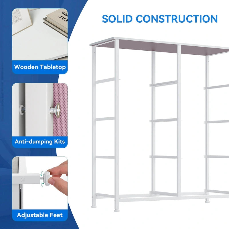 Modern 8-drawers Vertical Fabric Dresser Bedroom Storage Tower