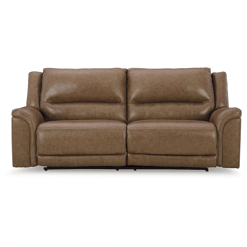 Trasimeno Caramel Power Reclining Sofa - 92 W x 40 D x 42 H