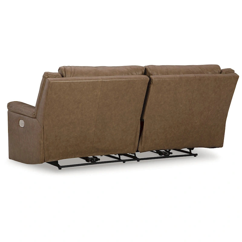 Trasimeno Caramel Power Reclining Sofa - 92 W x 40 D x 42 H