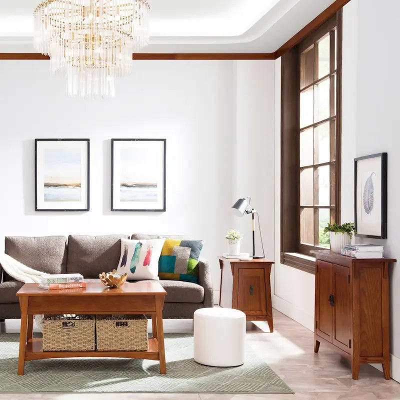 Mission Foyer Cabinet Hall Stand