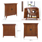 Mission Foyer Cabinet Hall Stand