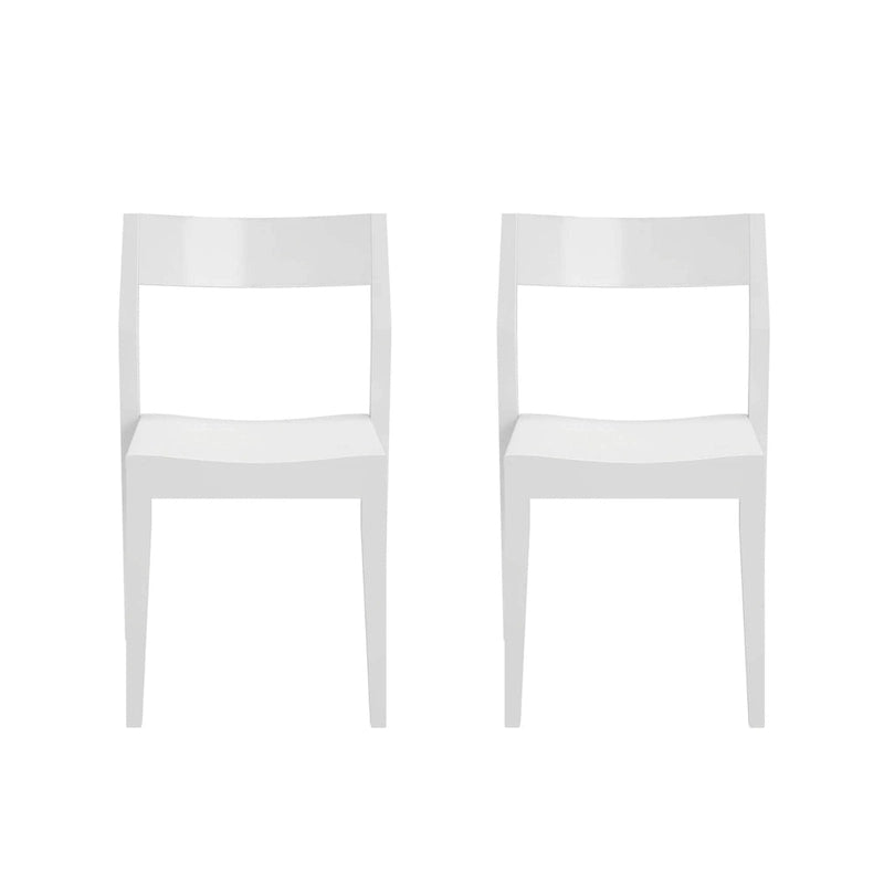 Modern Solid Wood Dining Chair - Set of 2