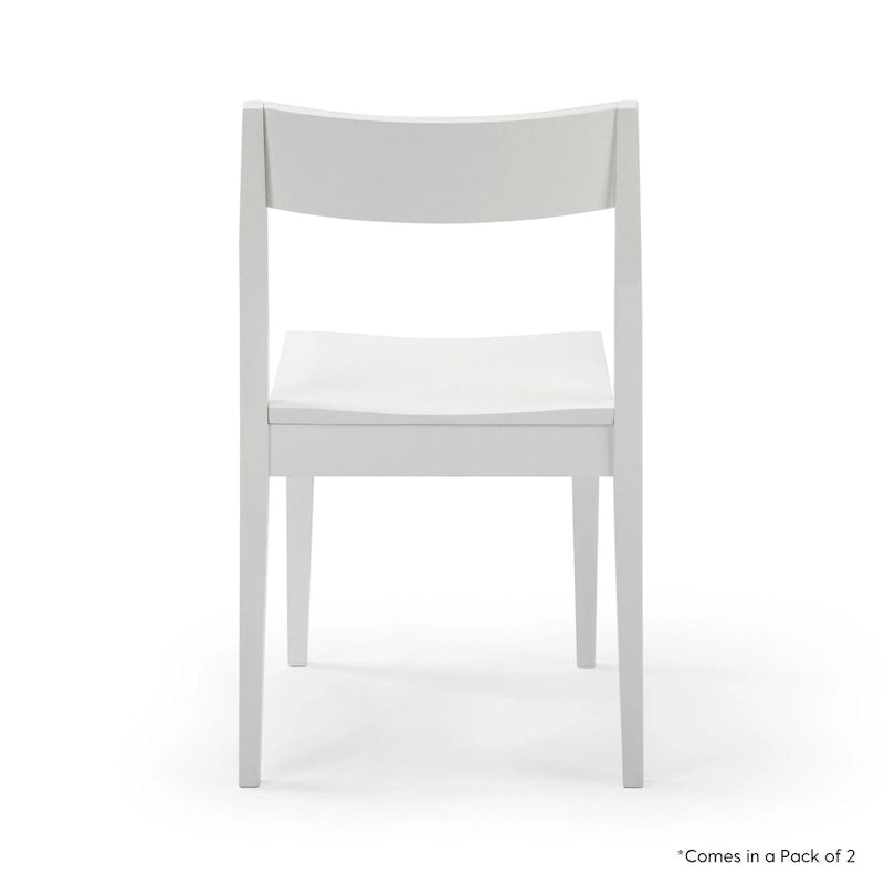 Modern Solid Wood Dining Chair - Set of 2