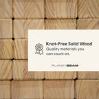 Modern Solid Wood Dining Chair - Set of 2